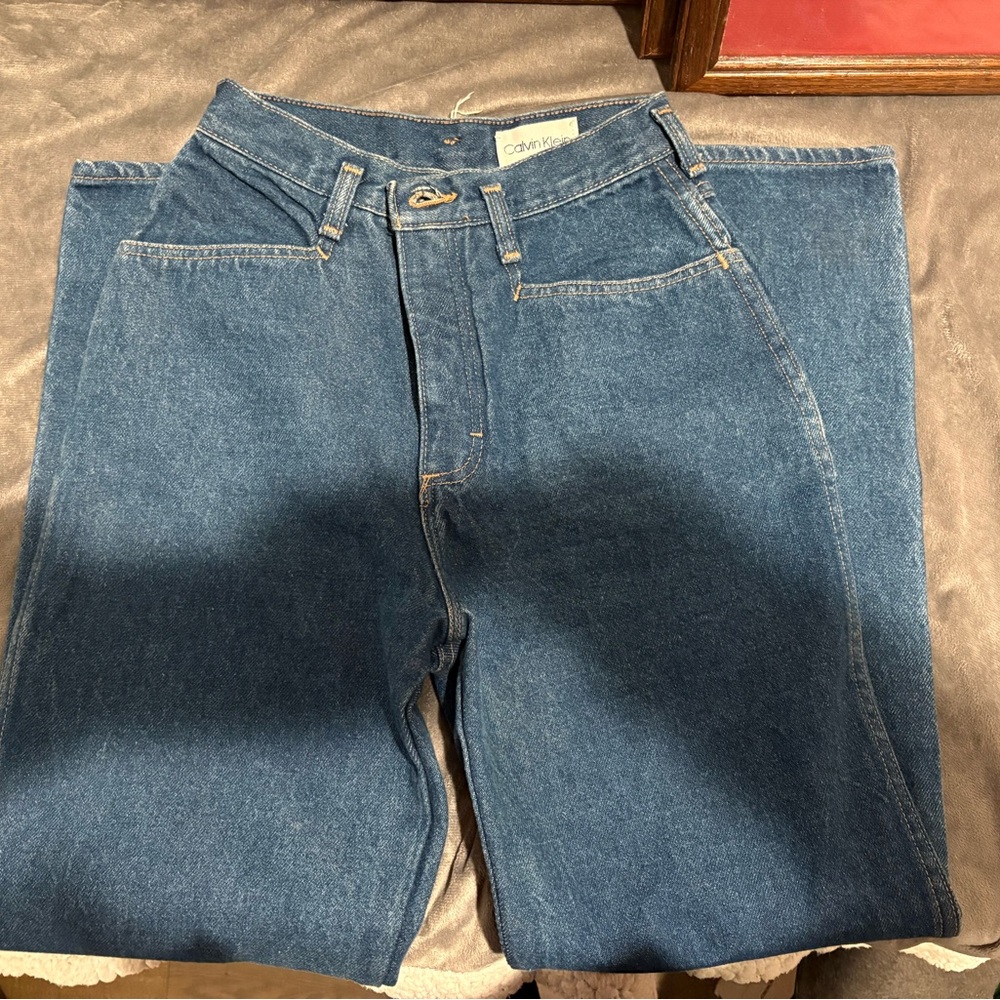 Calvin Klein Blue Relaxed Jeans Classic Style